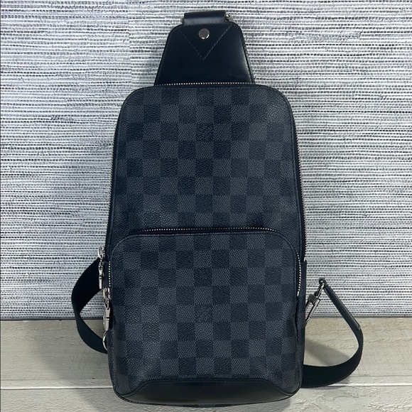 LOUIS VUITTON Avenue Sling Bag N41719 Damier Graphite Backpack - Picture 1 of 16